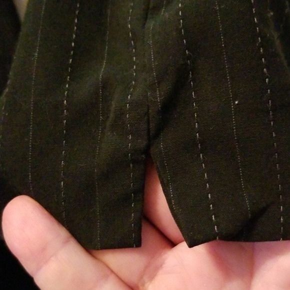 Old Navy black pants with pinstripe. - Picture 4 of 4